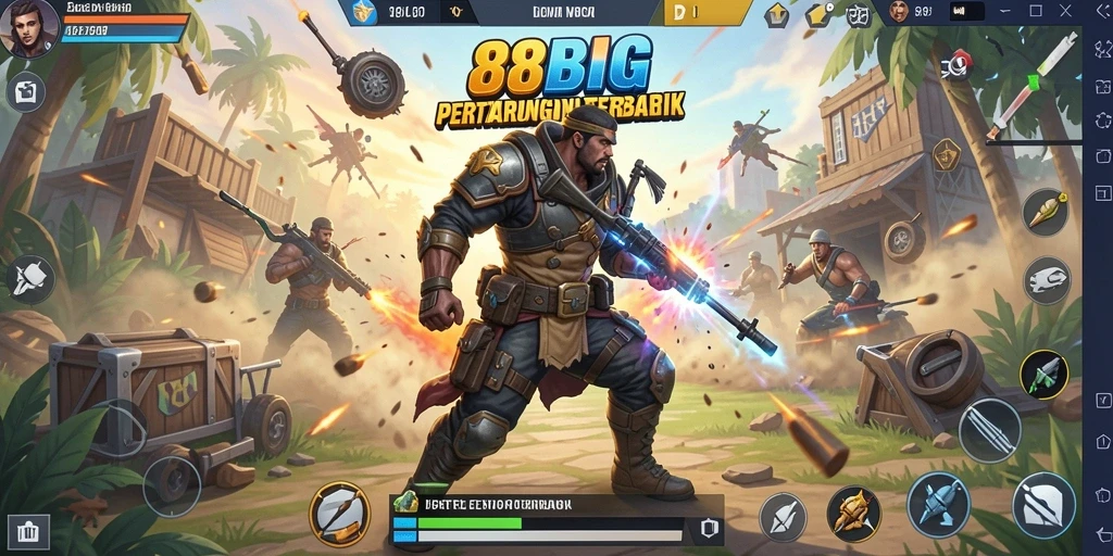 Gameplay seru di 88BIG dengan pertempuran intens.