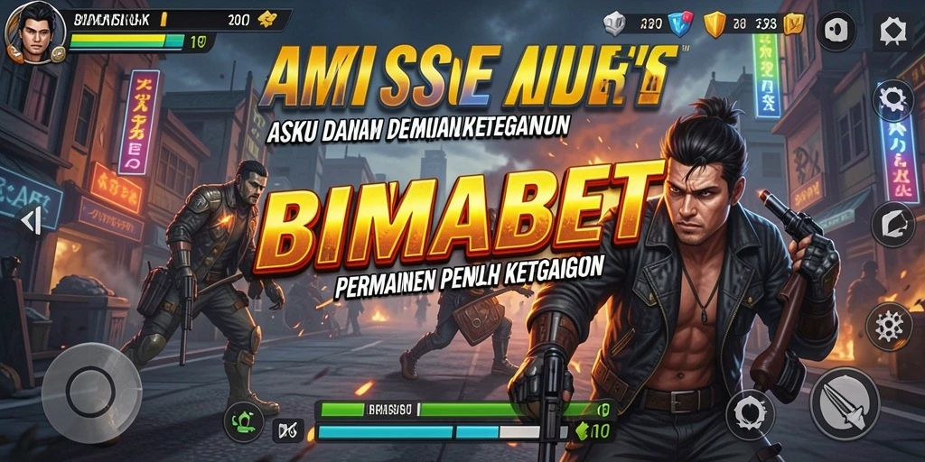Tampilan gameplay seru dari BIMABET dengan aksi intesif di medan perang.