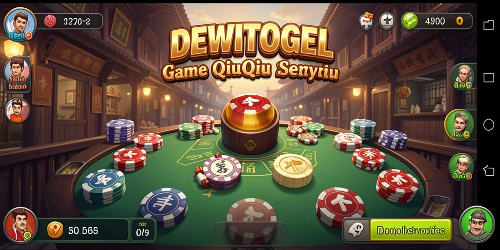 Tampilan gameplay seru DEWITOGEL yang menantang.