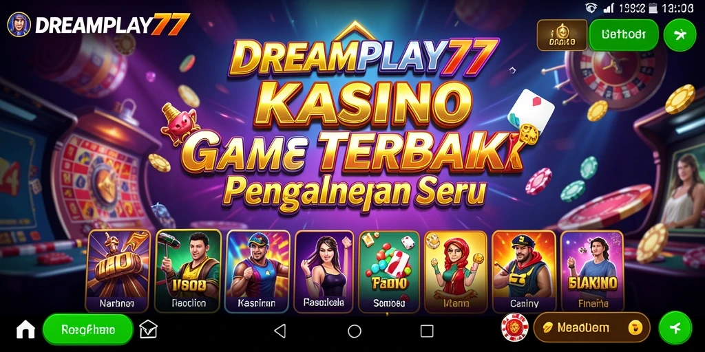 Tampilan gameplay Kasino yang seru dan menegangkan di DREAMPLAY77.