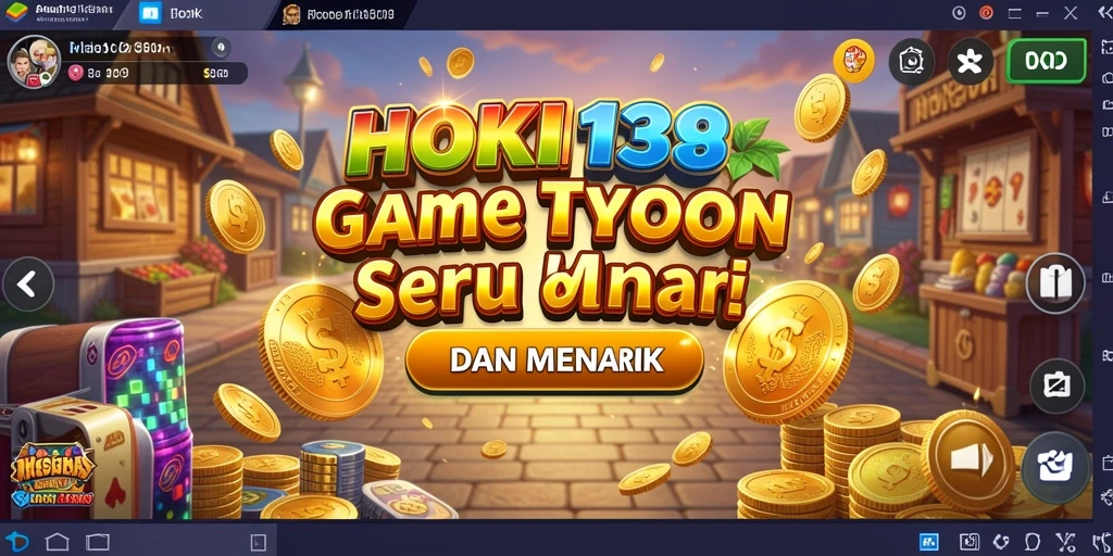 Tampilan gameplay HOKI138 menunjukkan manajemen bisnis yang seru.