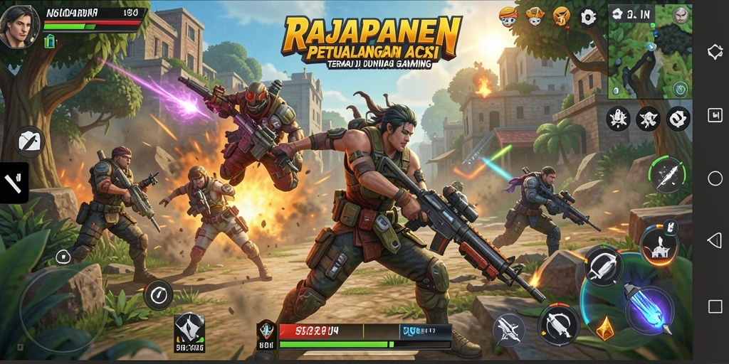Tangkapan layar gameplay RAJAPANEN yang menampilkan aksi mendebarkan.