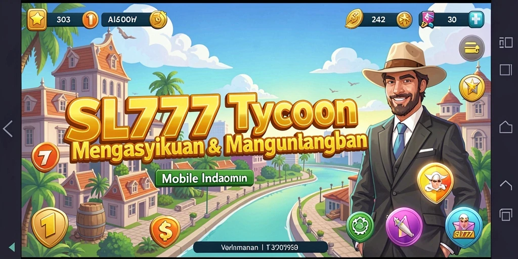 Screenshot SL777 menampilkan pengalaman gameplay Tycoon yang menarik.